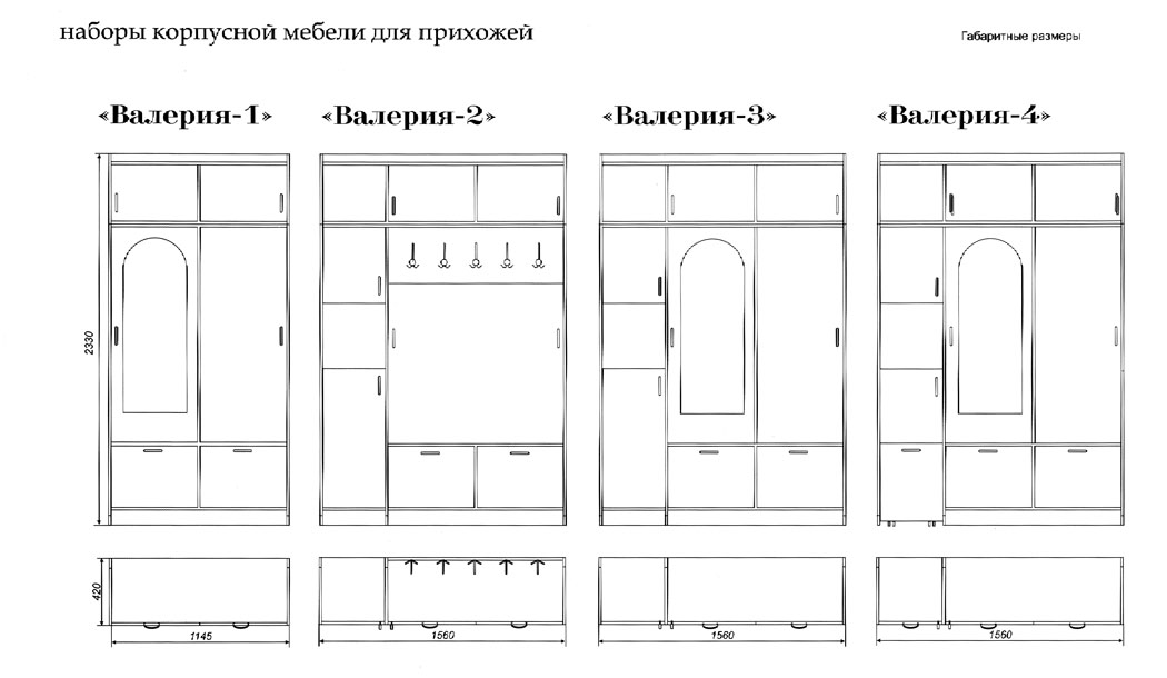 Размер комфортного коридора